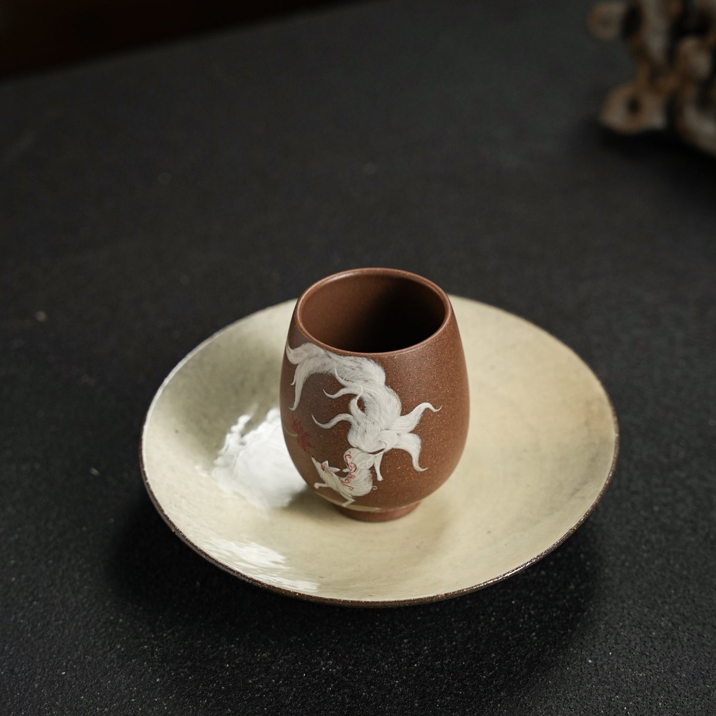 Wen Xiang 110cc - Yixing Handmade Teacup - zycs_China