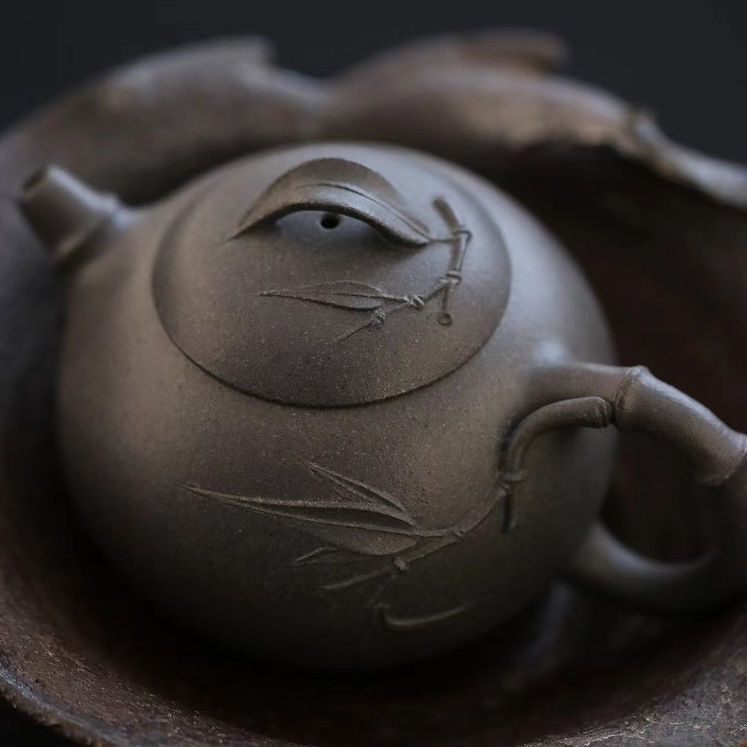 Wen Zhu 160cc - Yixing Handmade Teapot - zycs_China - tea - teapot