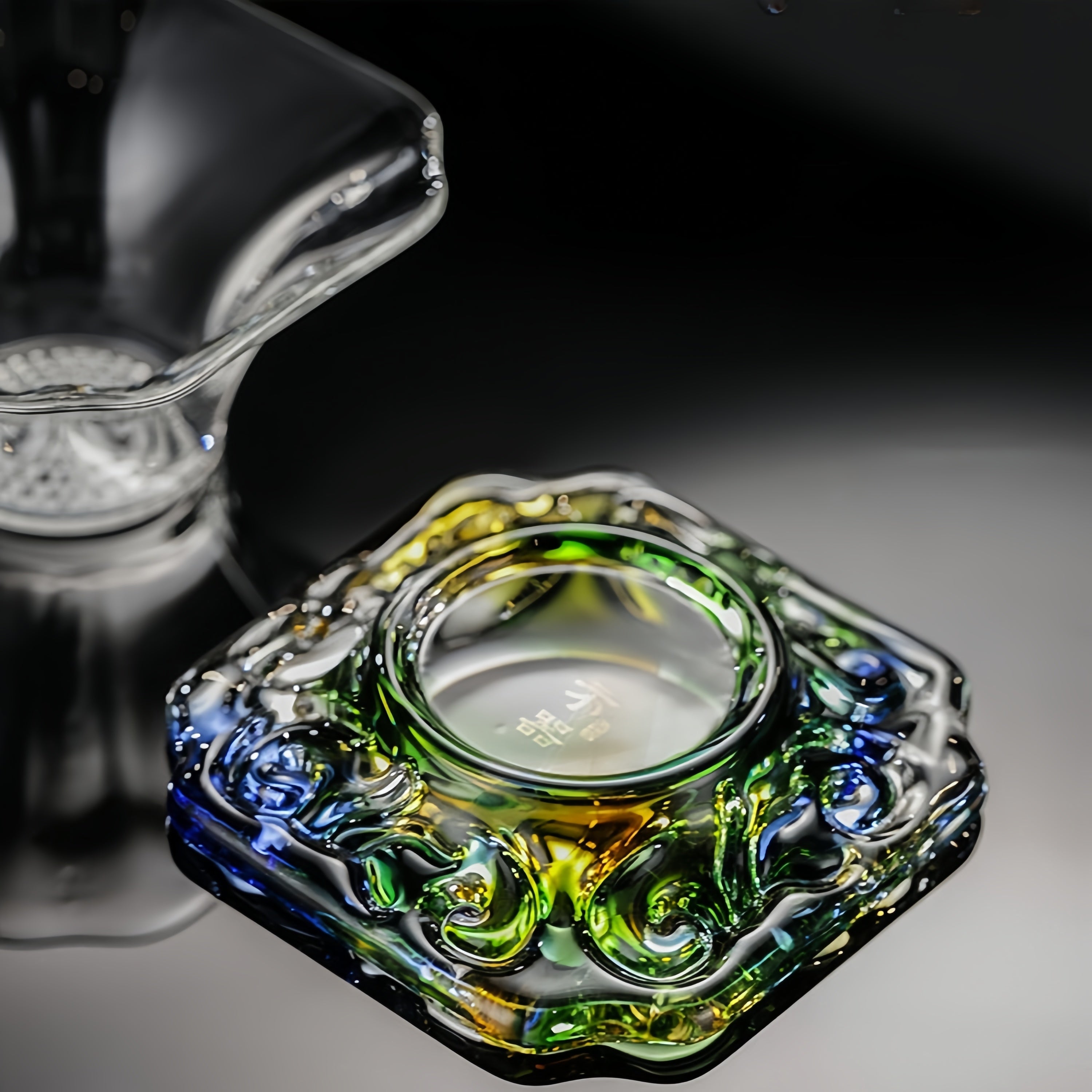 Tian Jin(Mi Cui) - Glass tea strainer zycschina