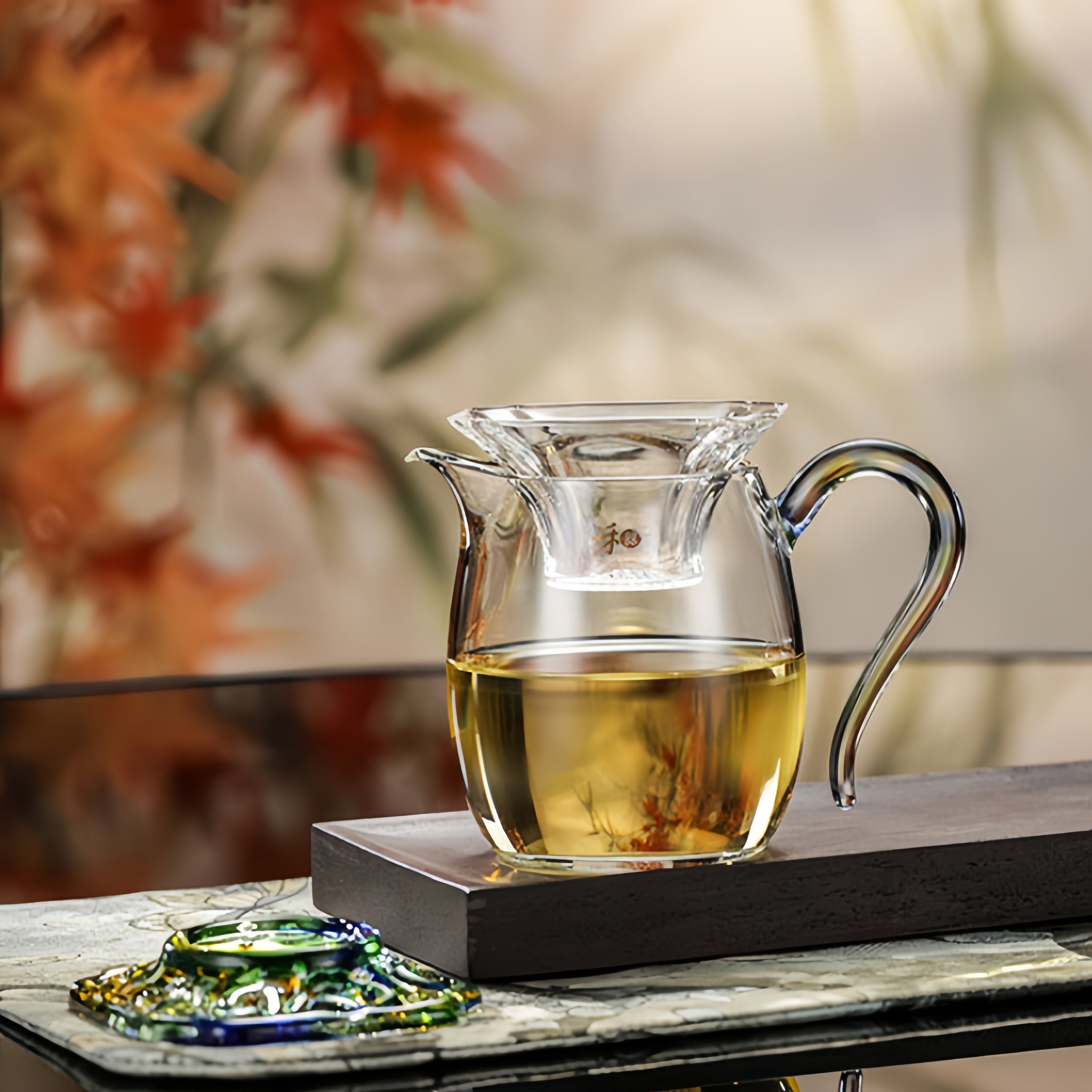 Tian Jin(Mi Cui) - Glass tea strainer zycschina