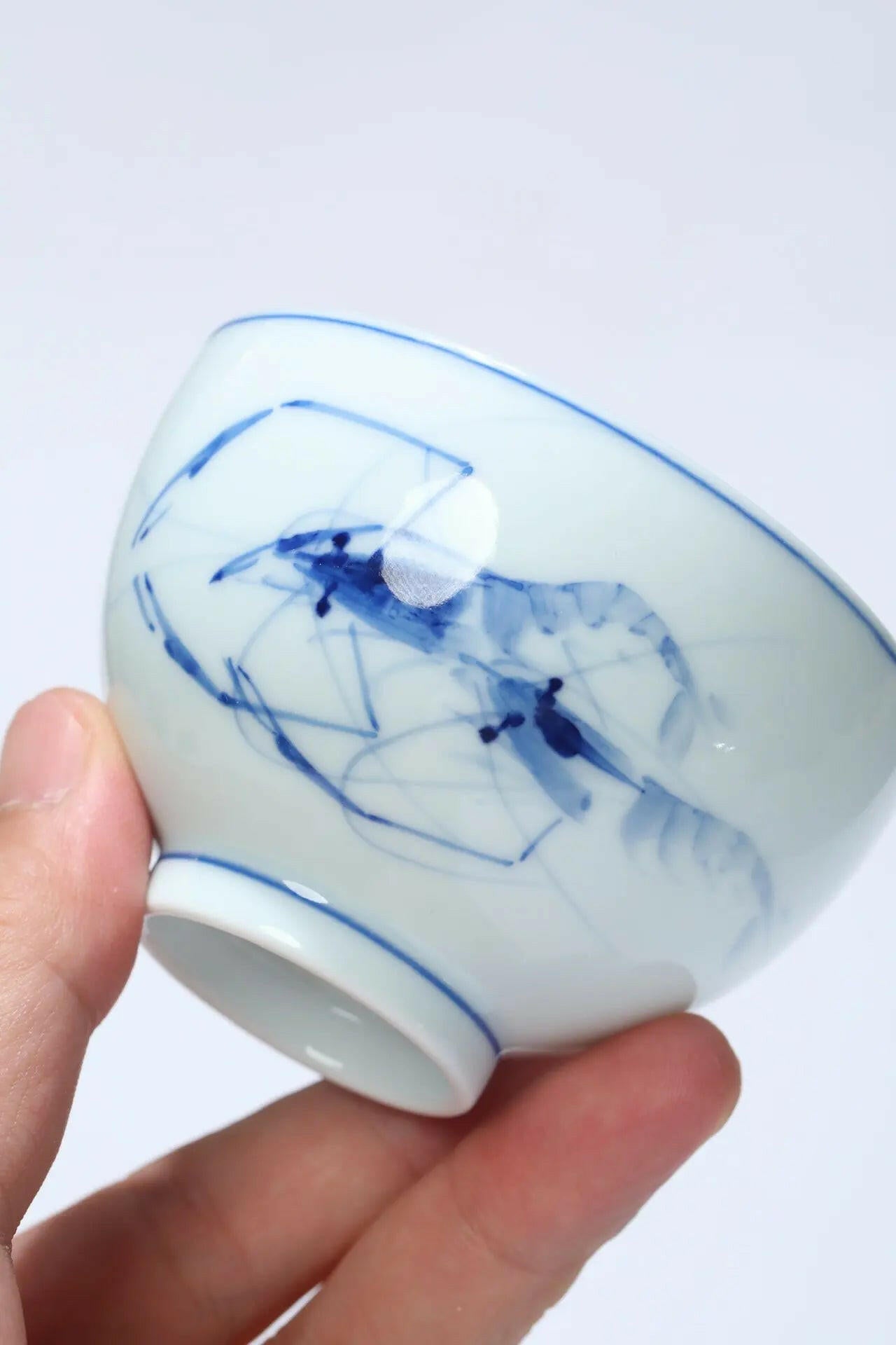 San Sheng Wan Wu 150cc -Jing De Zhen Handmade Teacup 江苏宜兴