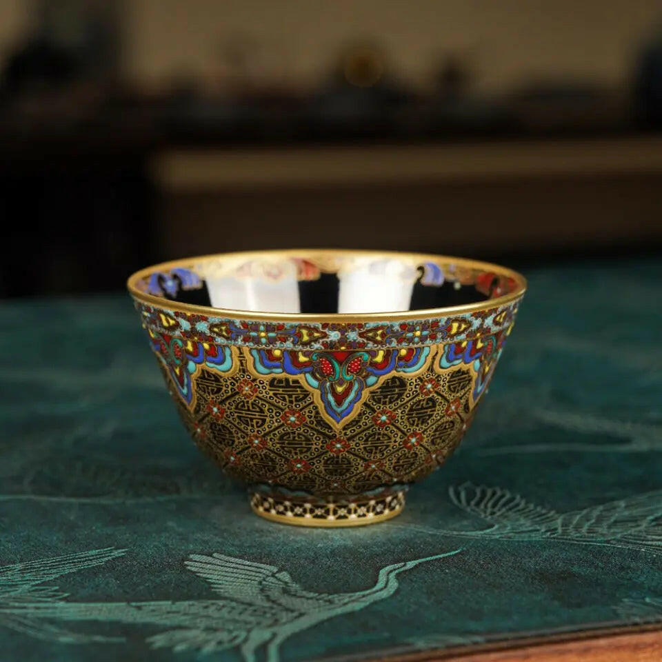 Tuan Shou Zhu Ren Bei 145cc -Jing De Zhen Handmade Teacup 江苏宜兴