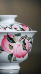 Fen Cai San Tao -Jing De Zhen Handmade Teacup 江苏宜兴