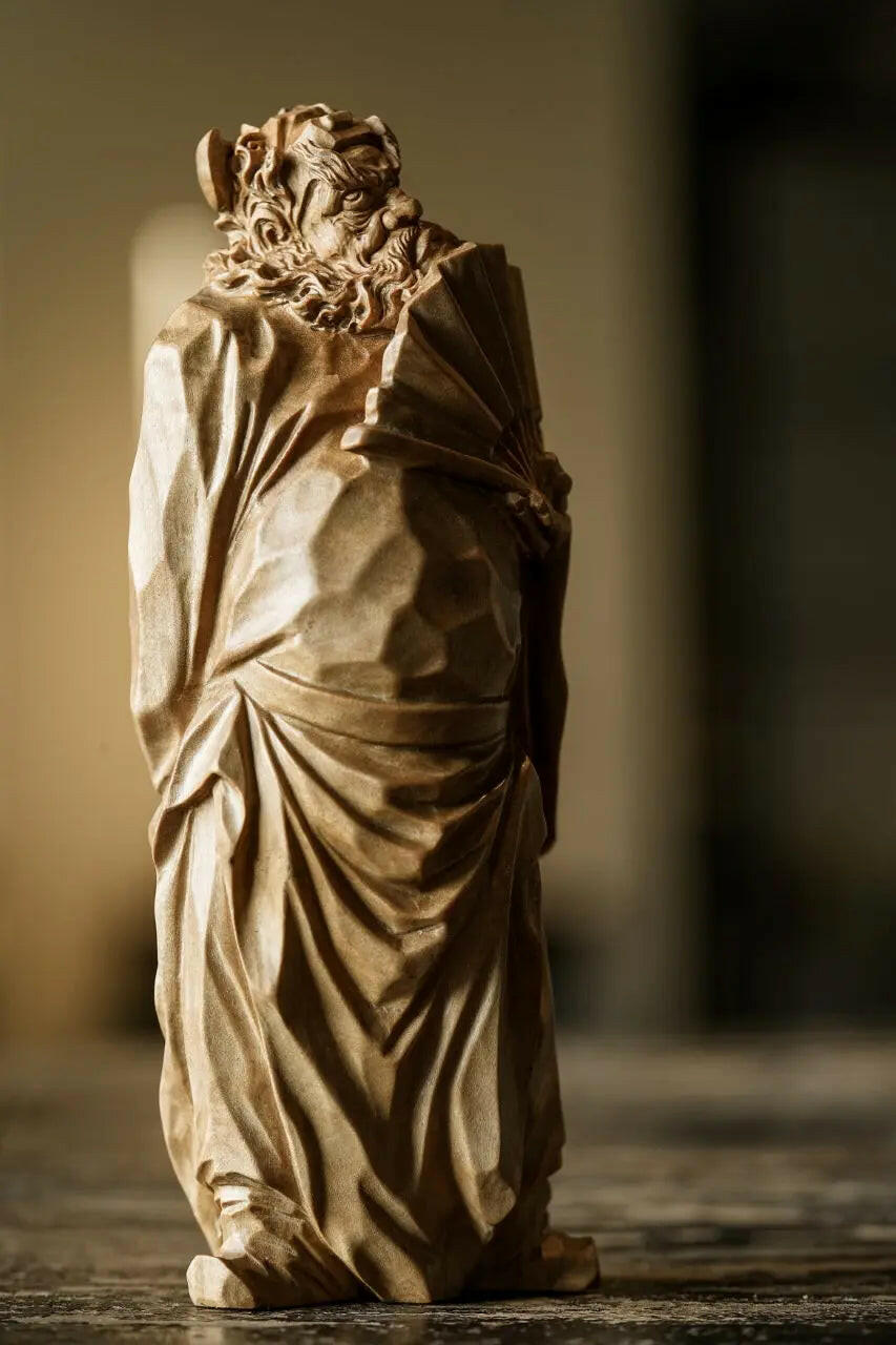 Zhong Kui Na Fu - Wood Sculpture zycschina