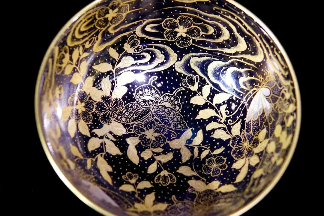 Dui Jin Die Lian Hua - Jing De Zhen Porcelain Teacup zycschina