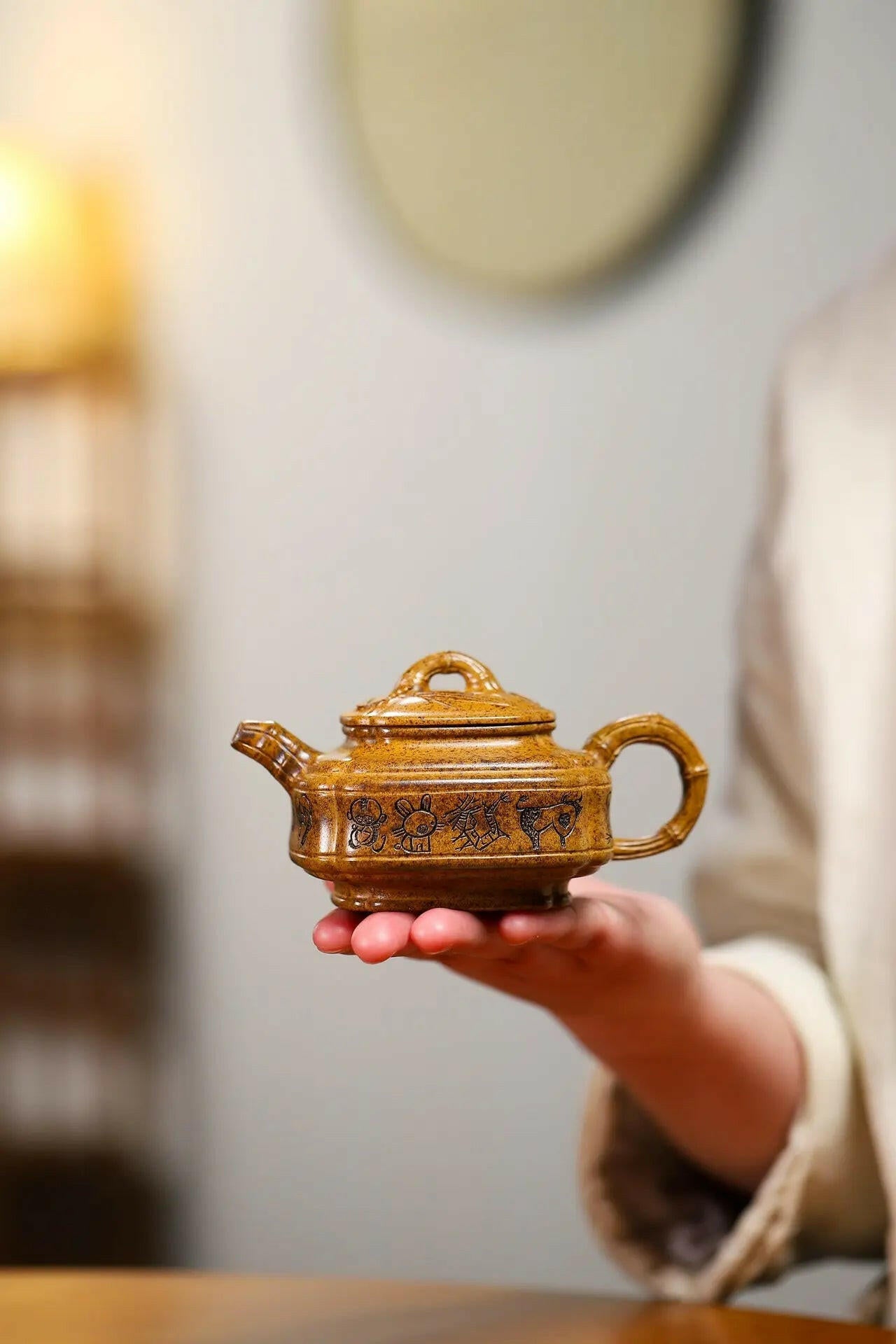 Si Fang Zhu Gu 200cc - Yixing Handmade Teapot 江苏宜兴