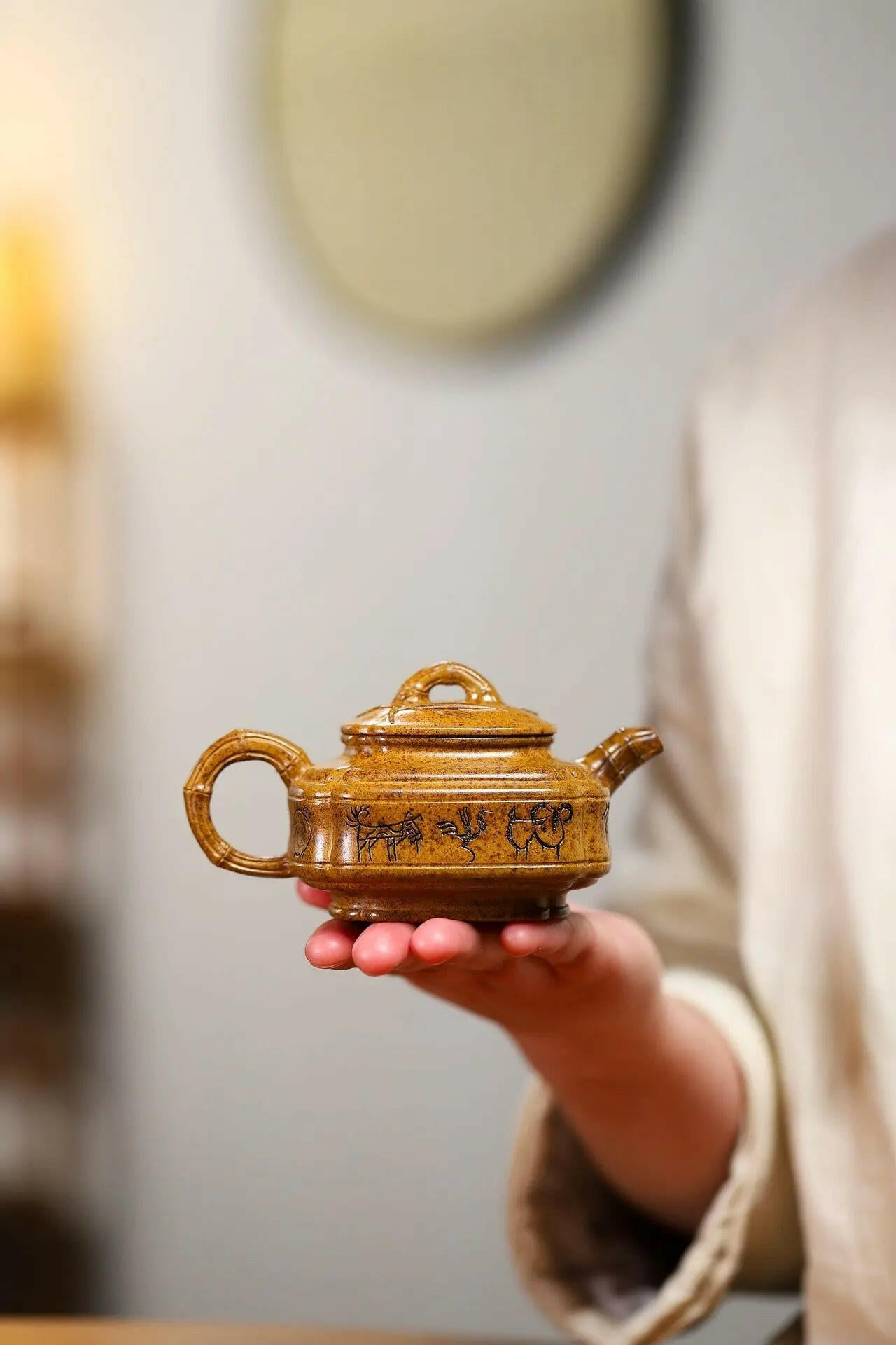 Si Fang Zhu Gu 200cc - Yixing Handmade Teapot 江苏宜兴