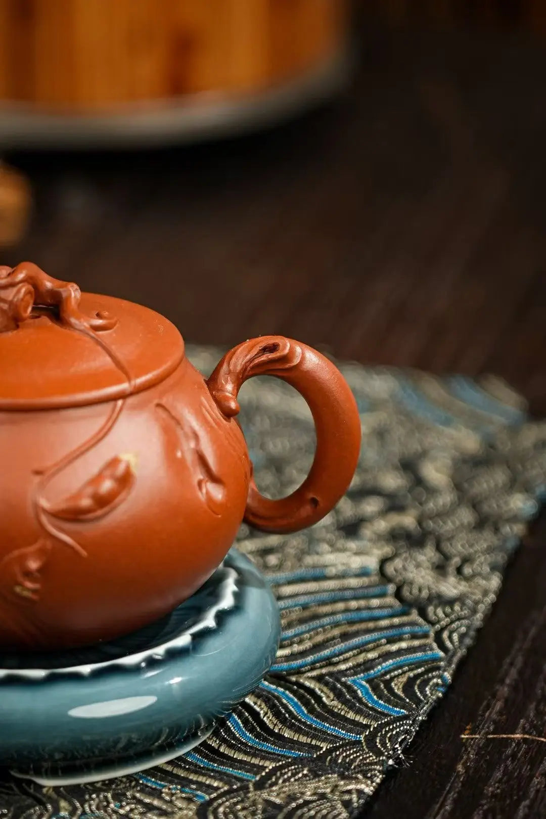 Dou Kou Nian Hua 180cc - Yixing Handmade Teapot 江苏宜兴