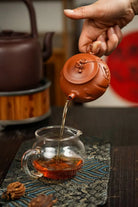 Dou Kou Nian Hua 180cc - Yixing Handmade Teapot 江苏宜兴