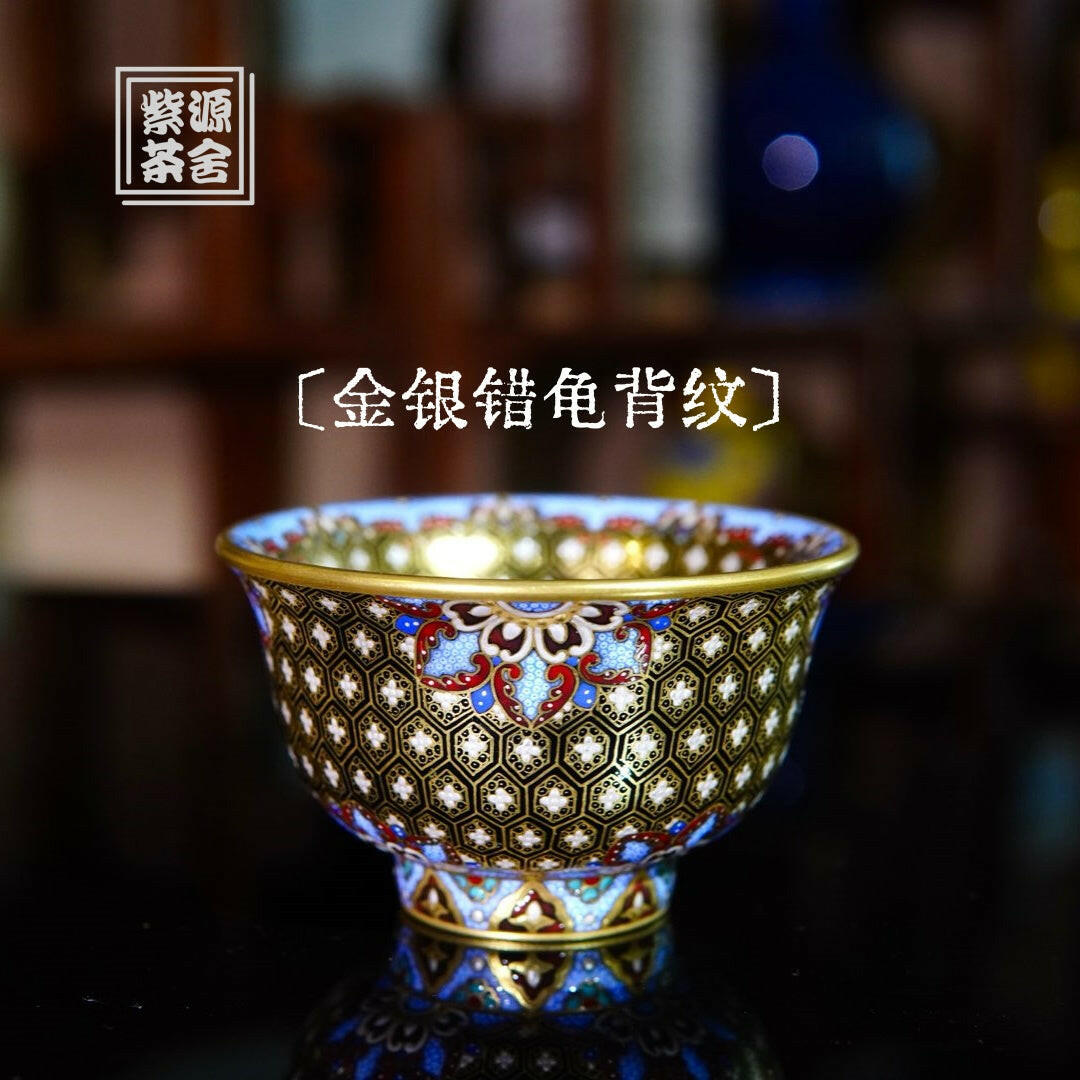 Jin Yin Cuo Gui Bei Wen - Jing De Zhen Porcelain Teacup zycschina