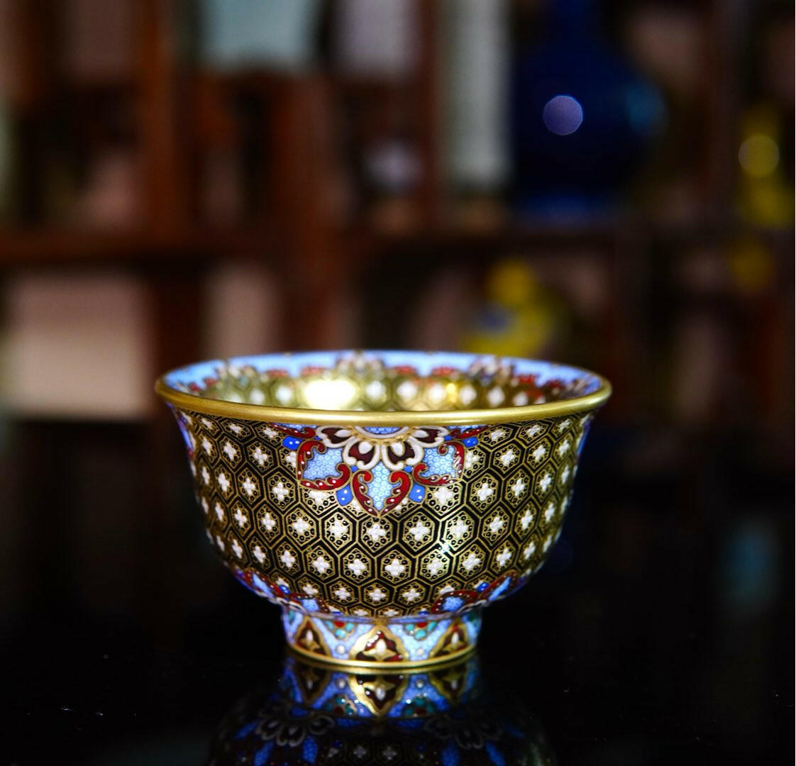 Jin Yin Cuo Gui Bei Wen - Jing De Zhen Porcelain Teacup zycschina