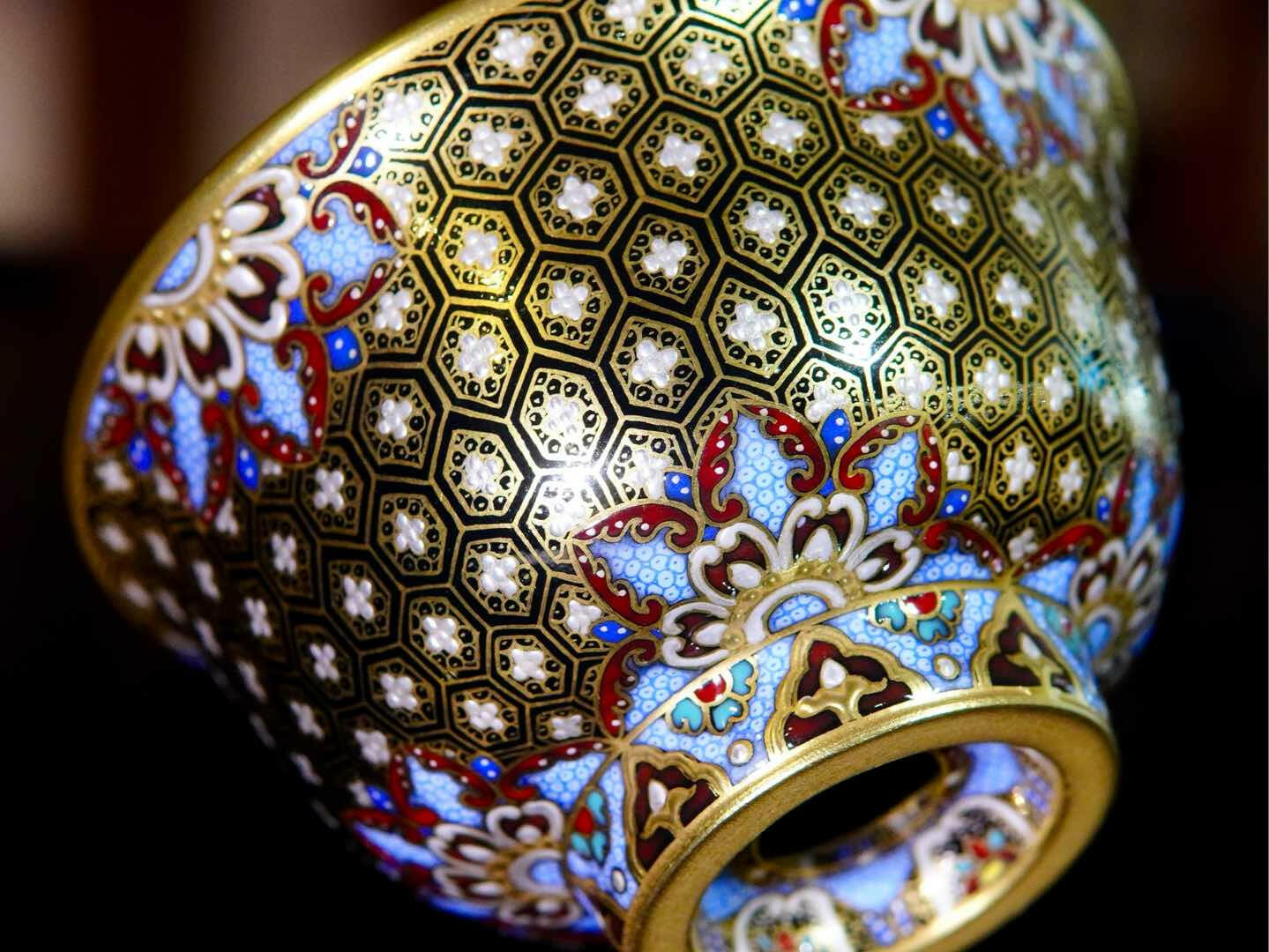 Jin Yin Cuo Gui Bei Wen - Jing De Zhen Porcelain Teacup zycschina