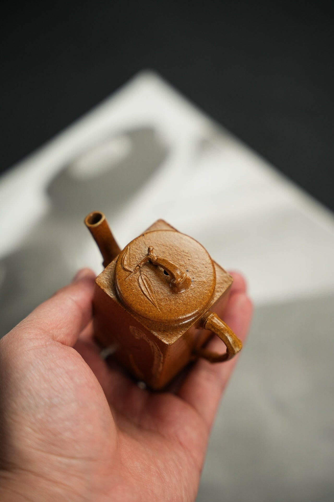 Si Fang Xiao Zhu Jun 100cc - Yixing Handmade Teapot 江苏宜兴