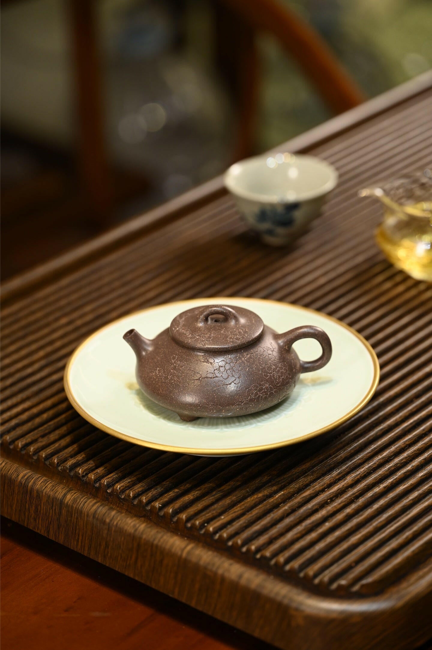San Zu Ke Piao 150cc - Yixing Handmade Teapot 江苏宜兴