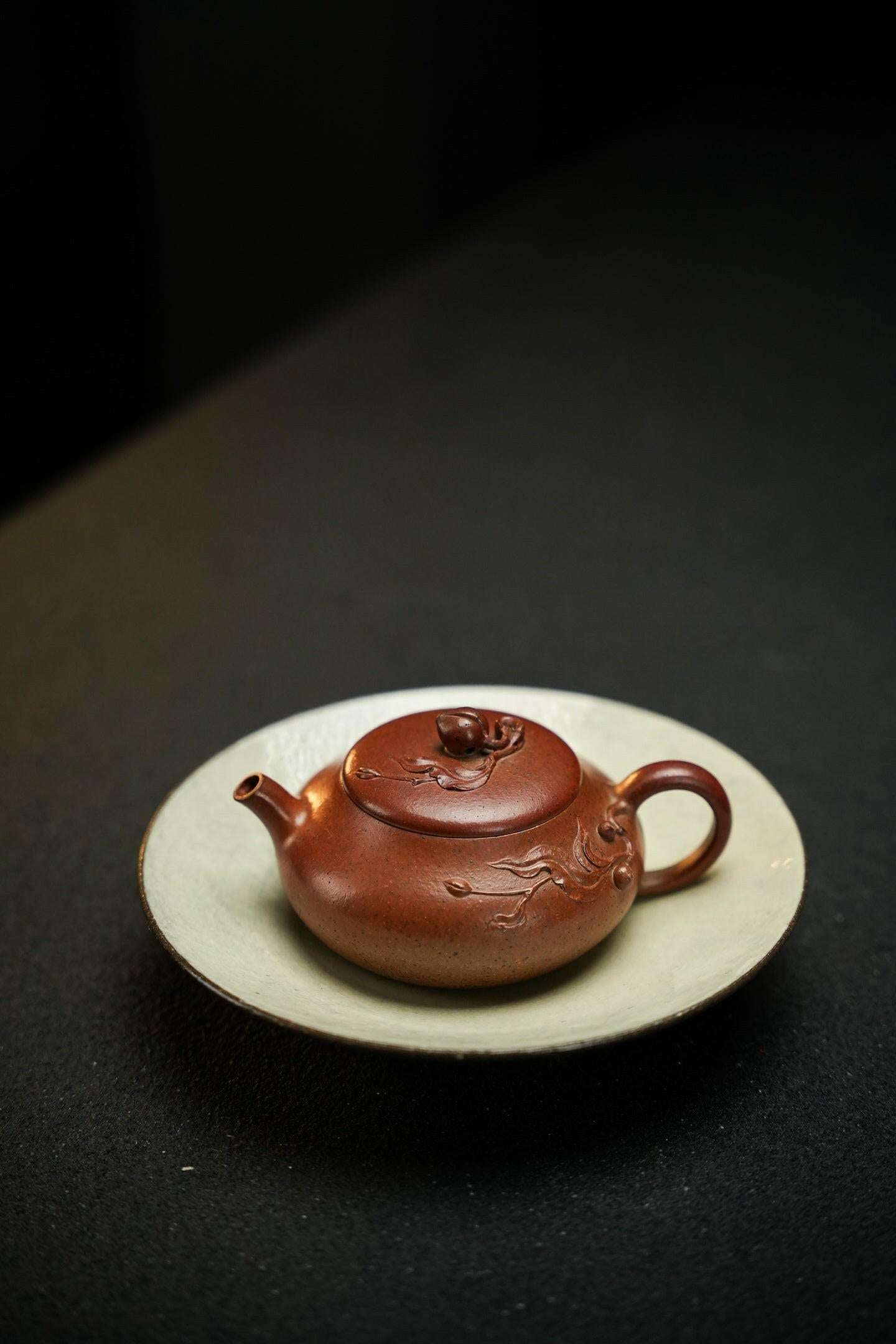 Fu Yun Shou Tao 130cc - Yixing Handmade Teapot 江苏宜兴