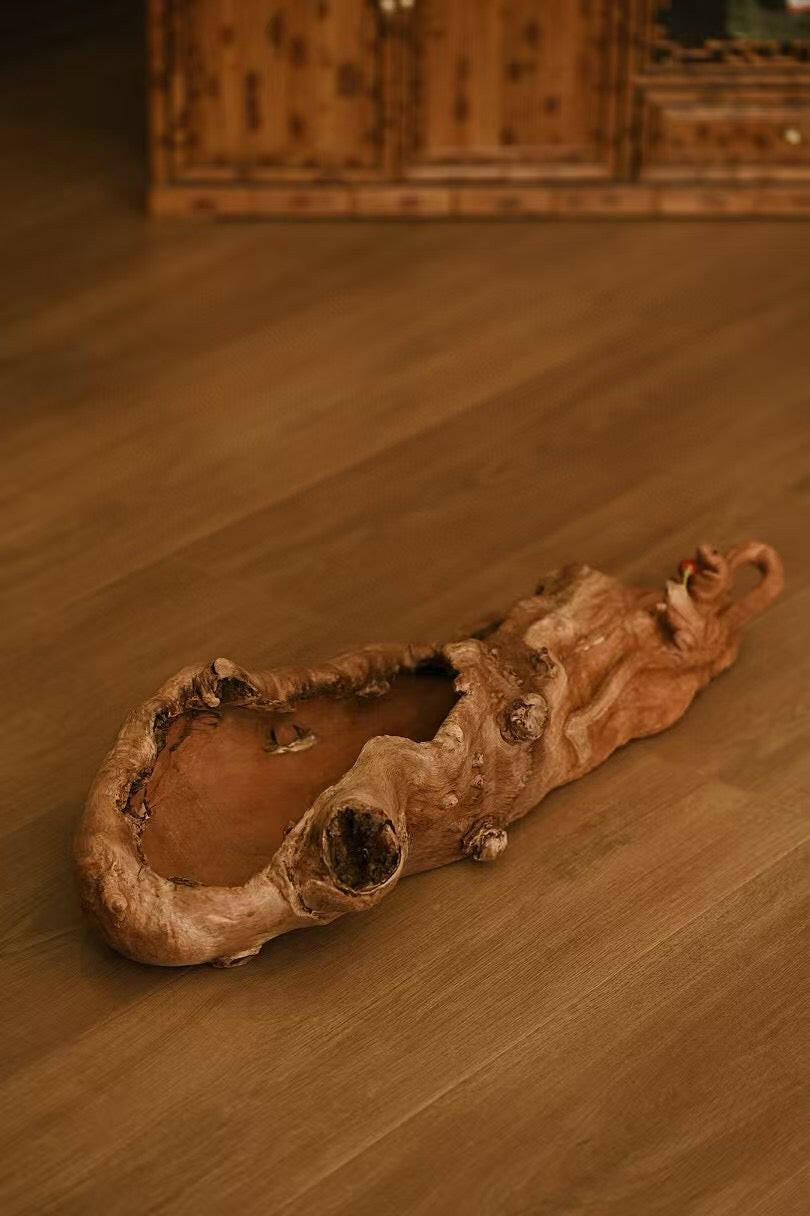 He Qu - Wood Sculpture zycschina