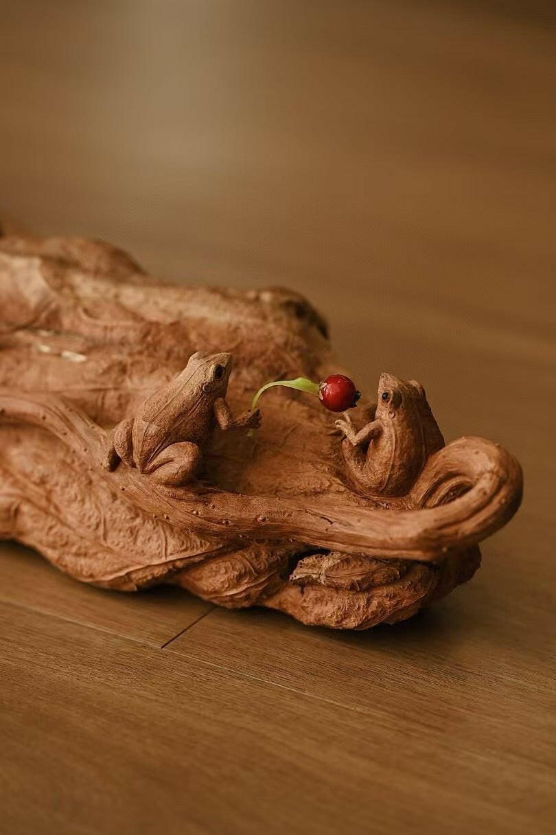 He Qu - Wood Sculpture zycschina
