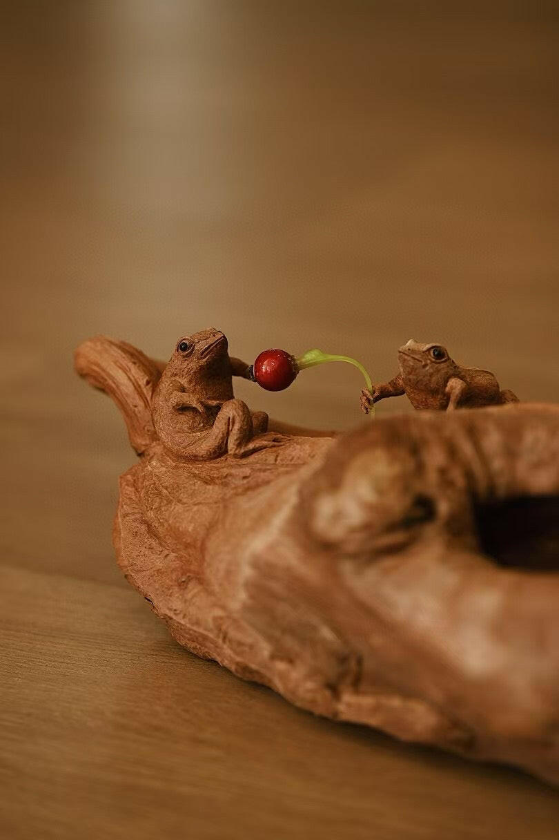 He Qu - Wood Sculpture zycschina