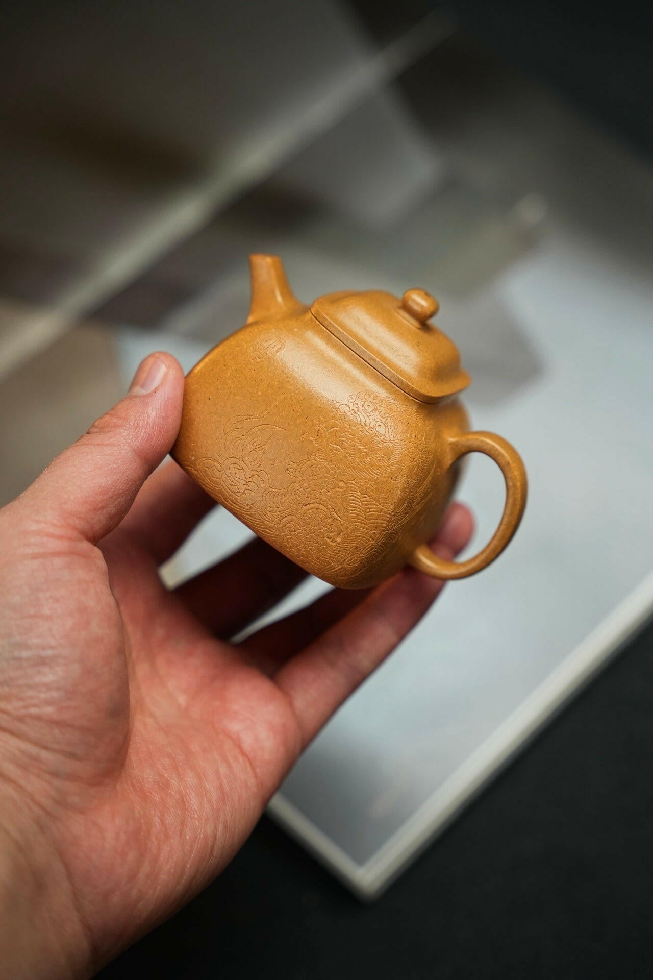 Tan Ran Si Fang 180cc - Yixing Handmade Teapot 江苏宜兴