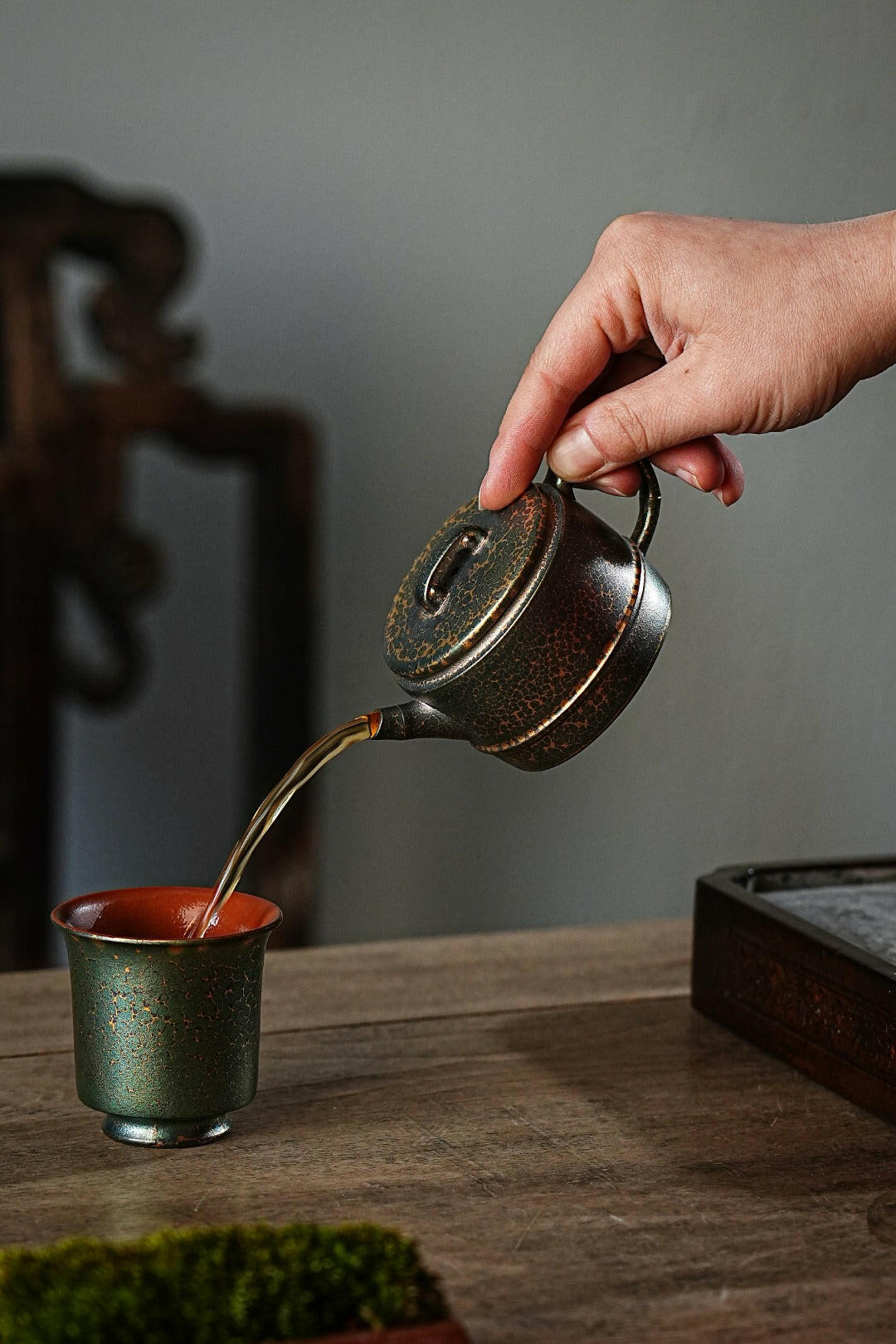 Jin Bei Shao Zhu Duan 130cc - Yixing Handmade Teapot 江苏宜兴