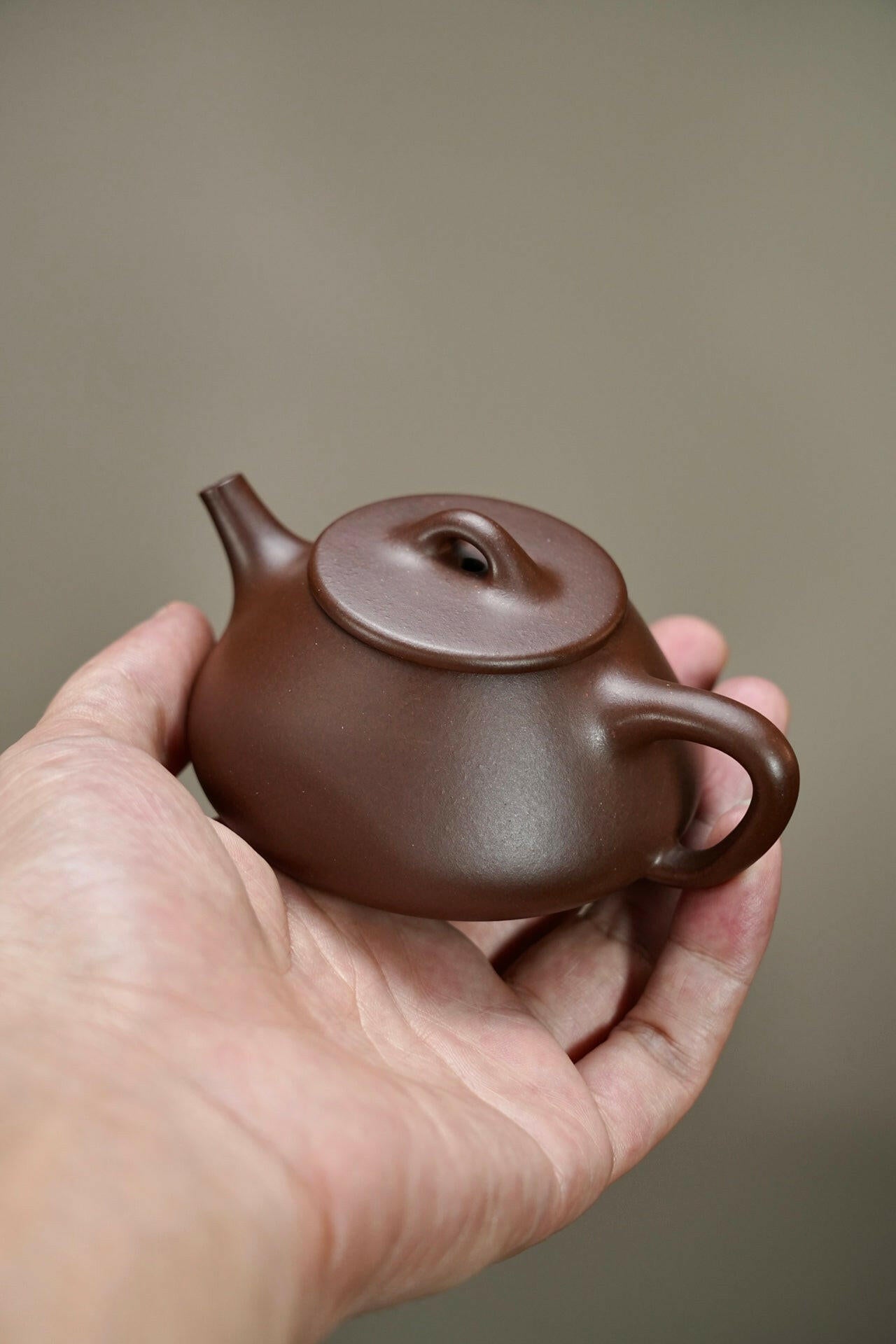 Ping Gai Shi Piao 130cc - Yixing Handmade Teapot 江苏宜兴