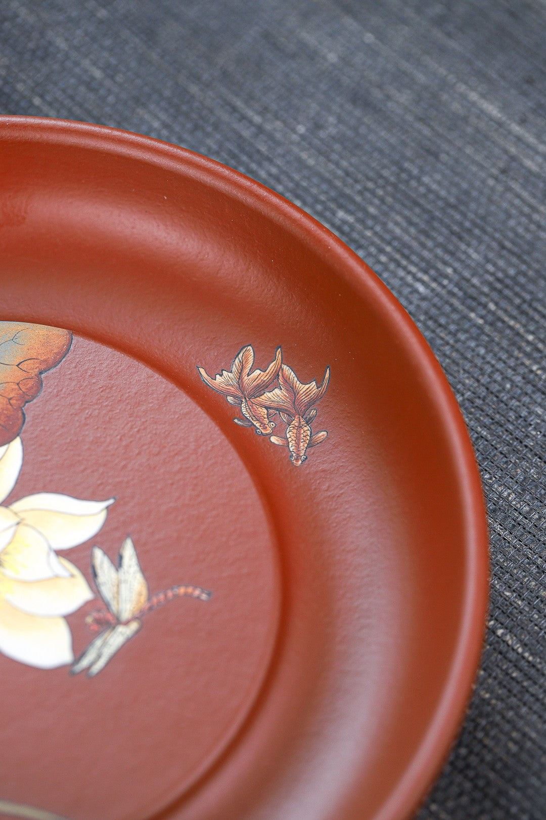 He Xiang - Yixing Handmade Dry Bubble Tray 江苏宜兴