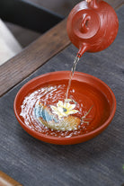 He Xiang - Yixing Handmade Dry Bubble Tray 江苏宜兴