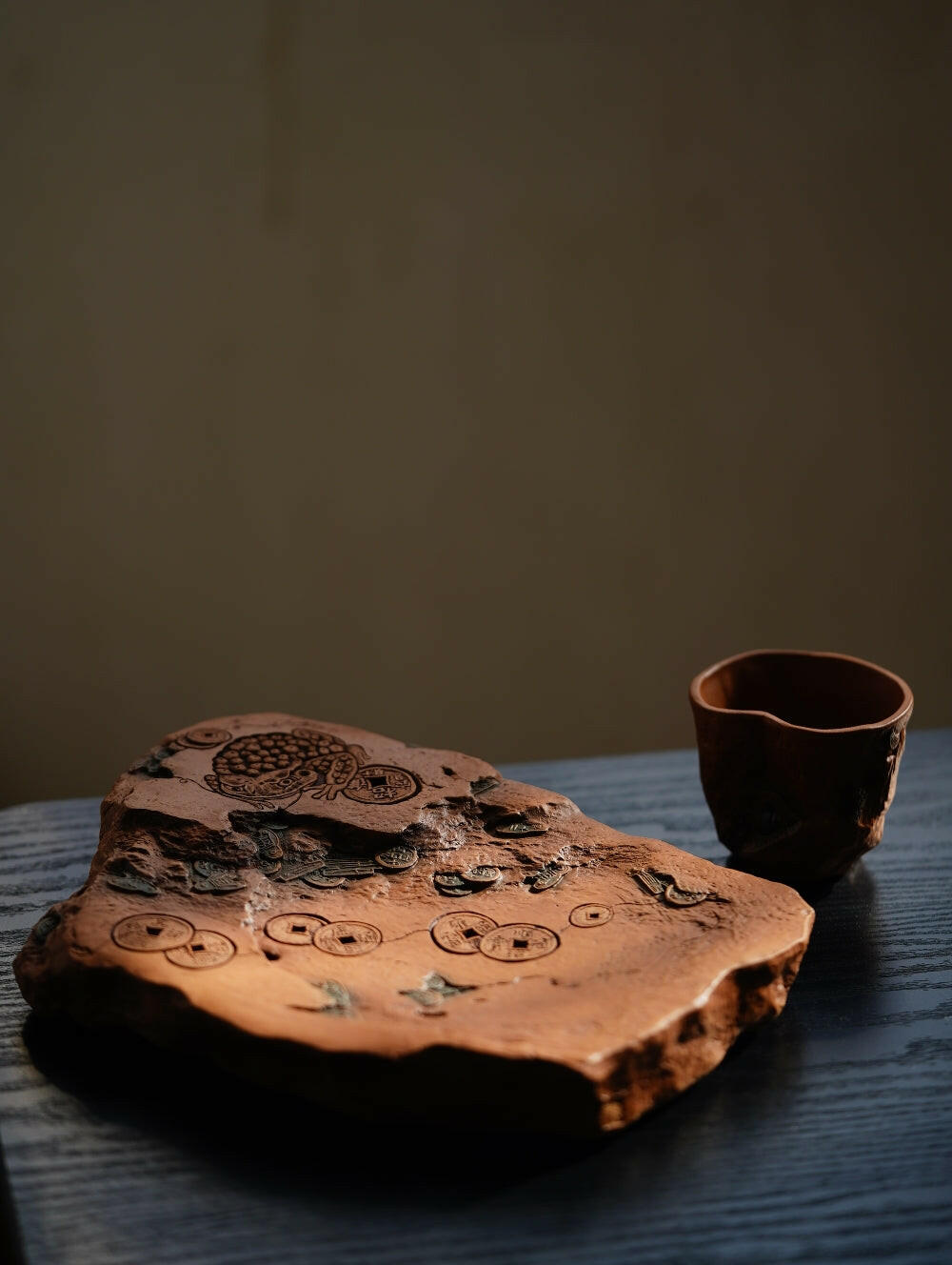 Tian Ci Chan - Yixing Handmade Dry Bubble Tray 江苏宜兴