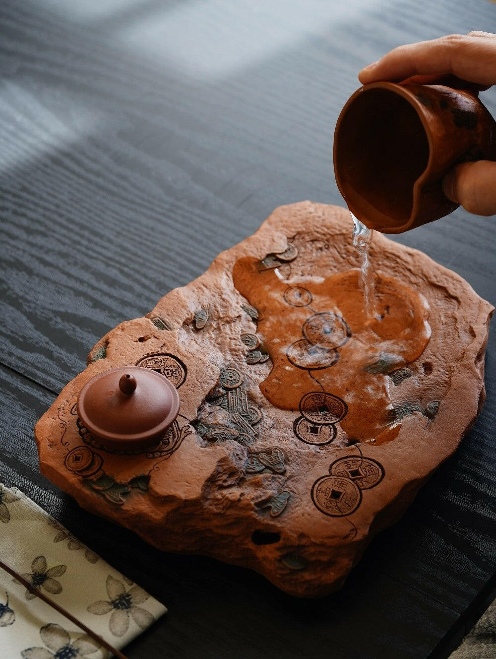 Tian Ci Chan - Yixing Handmade Dry Bubble Tray 江苏宜兴