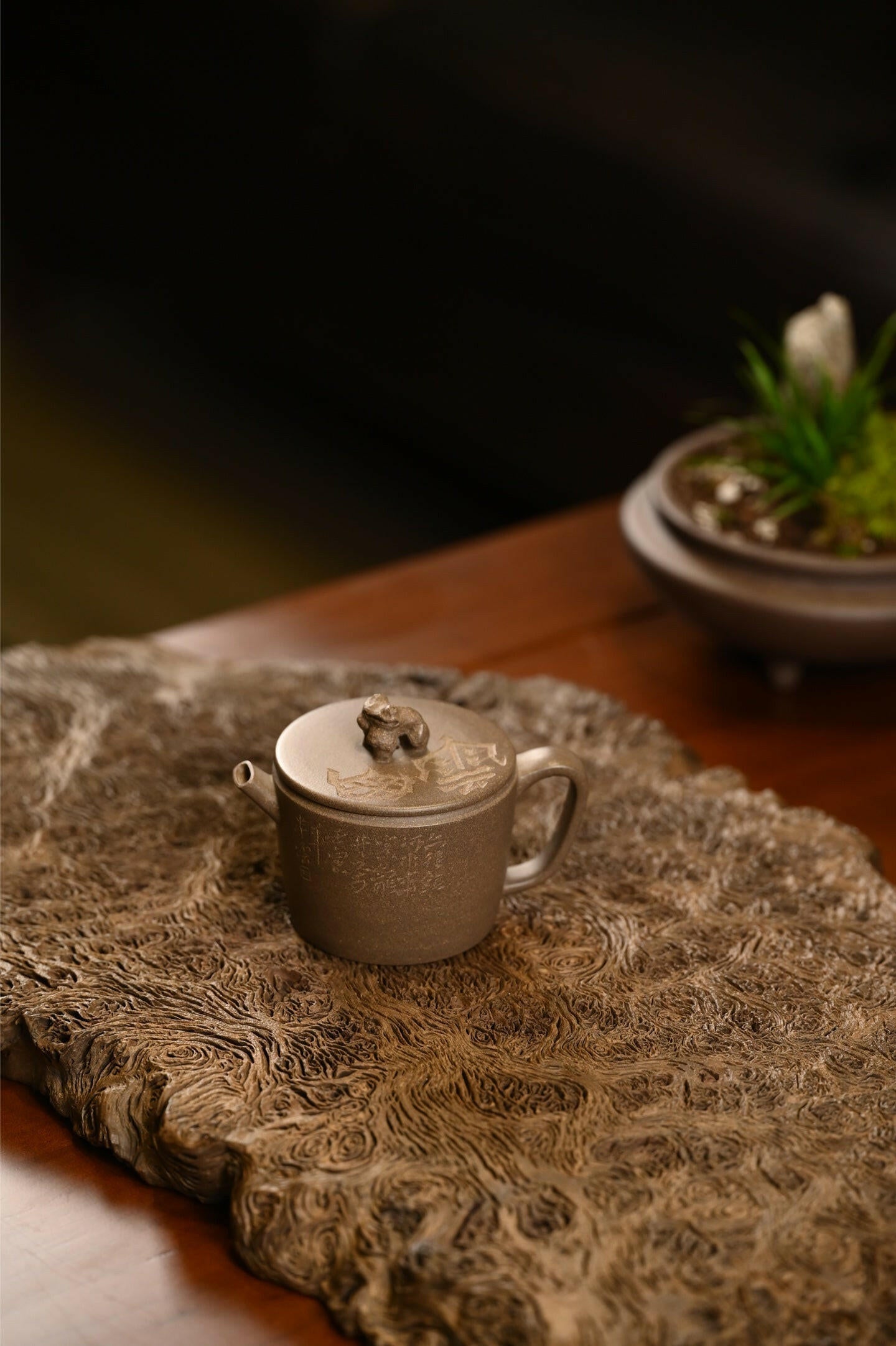 Ling Chan 120cc - Yixing Handmade Teapot 江苏宜兴