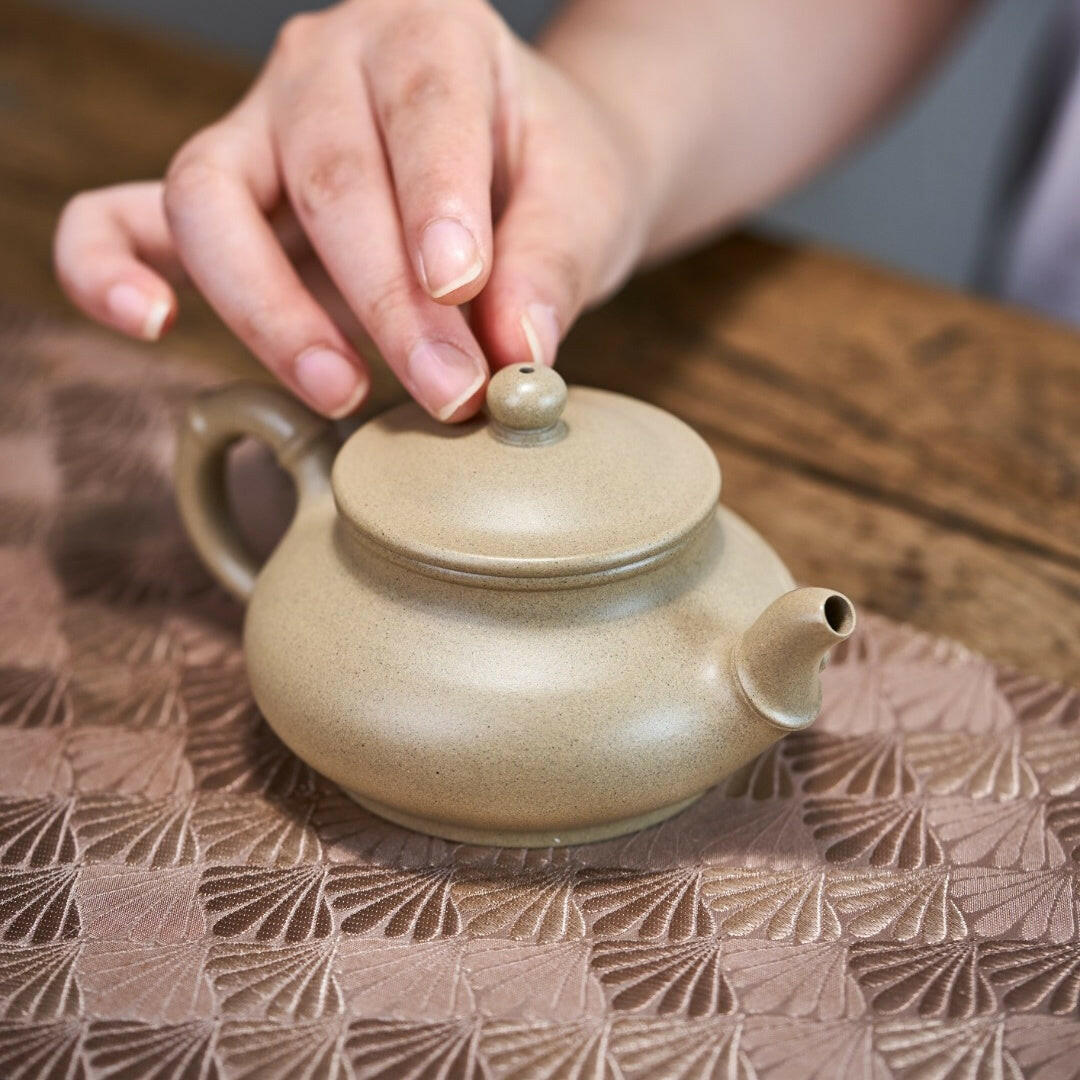 Zhu Jie Pan Hu 170cc - Yixing Handmade Teapot 江苏宜兴