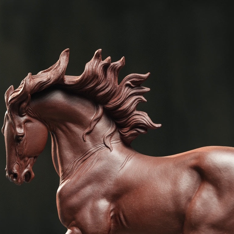 Ma Dao Cheng Gong - Zisha Sculpture 江苏宜兴