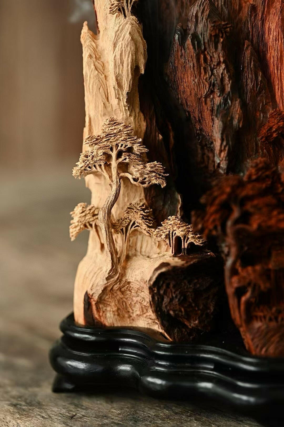 Shan Ju Hua Yi - Wood Sculpture zycschina