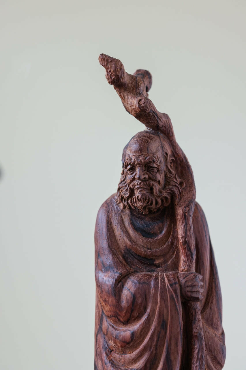 Da Mo - Wood Sculpture zycschina