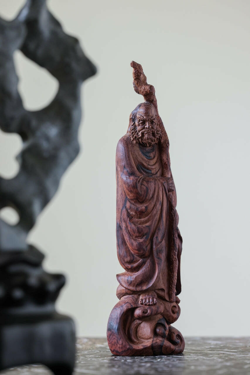 Da Mo - Wood Sculpture zycschina
