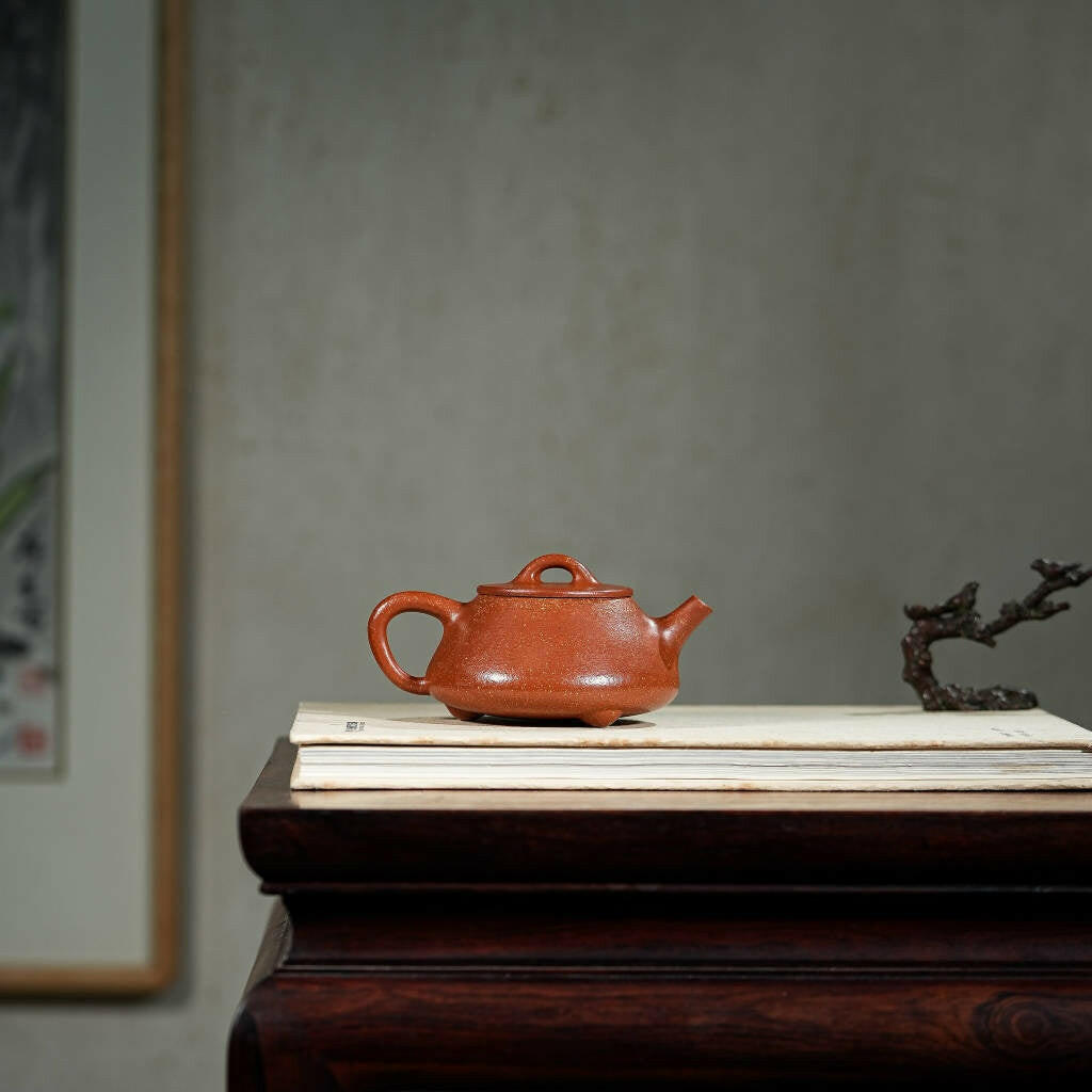 Ping Gai Shi Piao 180cc - Yixing Handmade Teapot 江苏宜兴