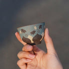 Lian Hua He Jiu Se Lu 80cc - Yixing Handmade Teacup 江苏宜兴
