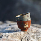Lian Hua He Jiu Se Lu 80cc - Yixing Handmade Teacup 江苏宜兴