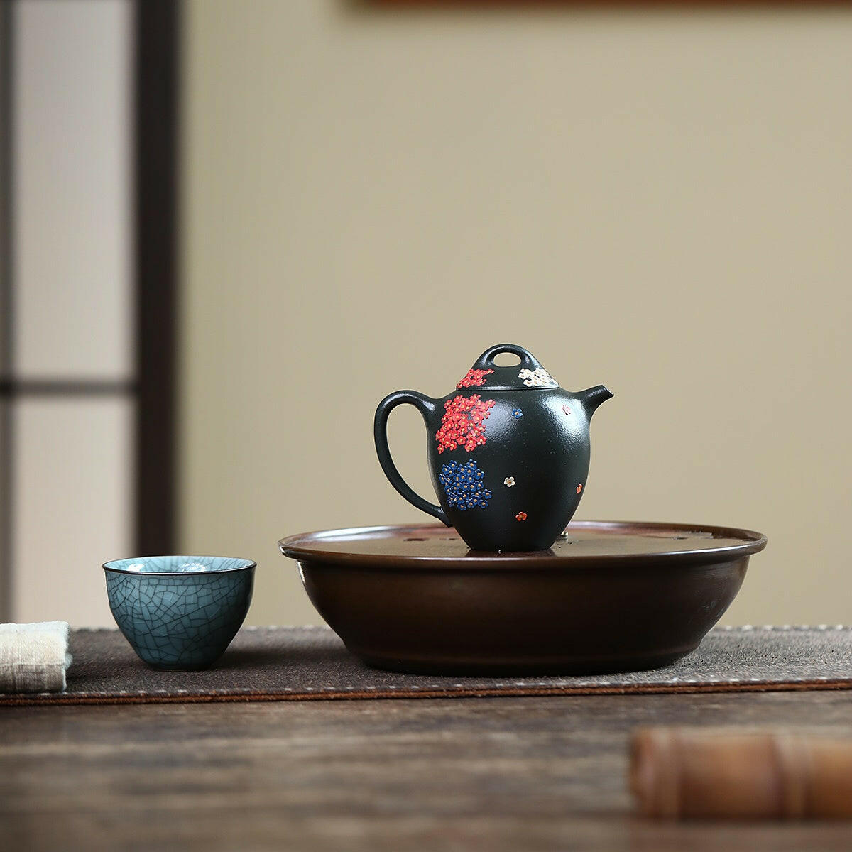 Fan Hua 150cc - Yixing Handmade Teapot 江苏宜兴