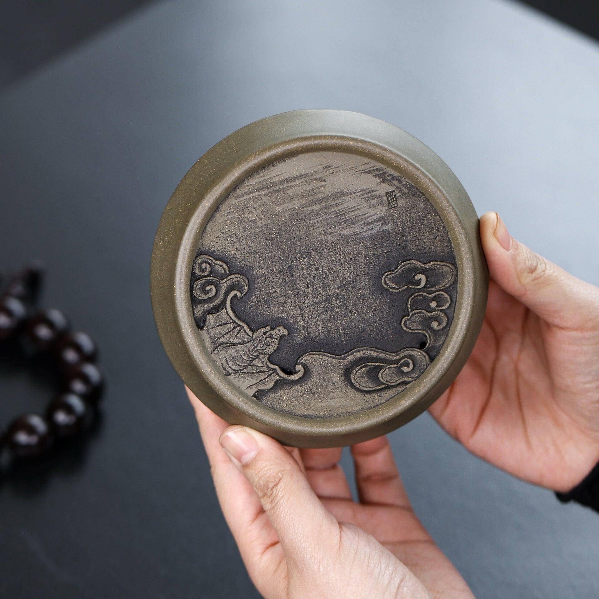 Yun Fu - Yixing Handmade Dry Bubble Tray 江苏宜兴