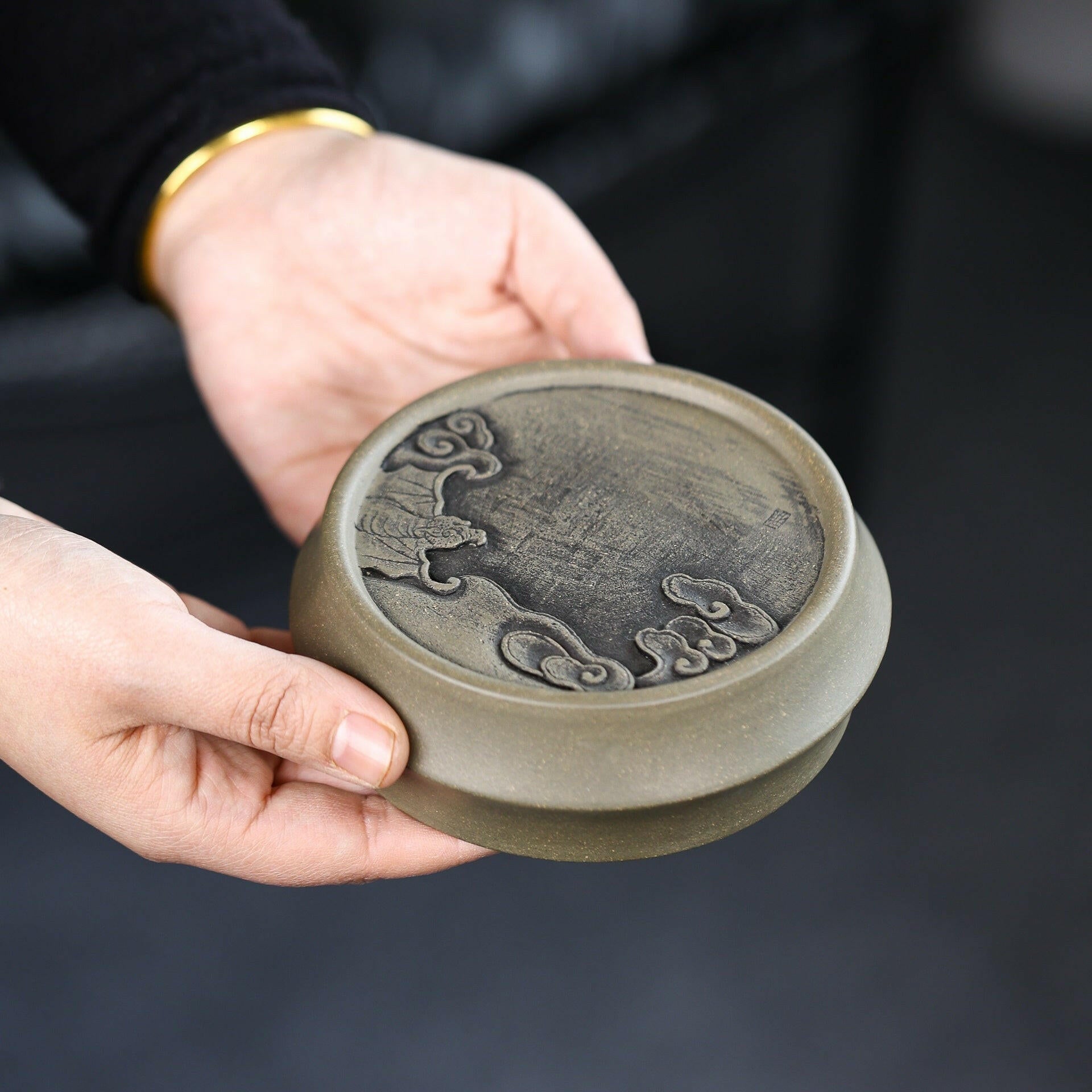 Yun Fu - Yixing Handmade Dry Bubble Tray 江苏宜兴