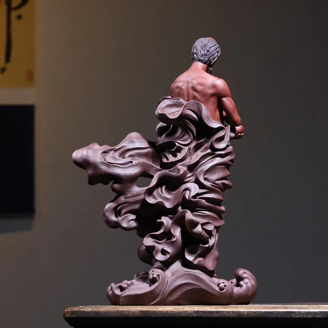 Yi Wei Du Jiang - Zisha Sculpture 江苏宜兴