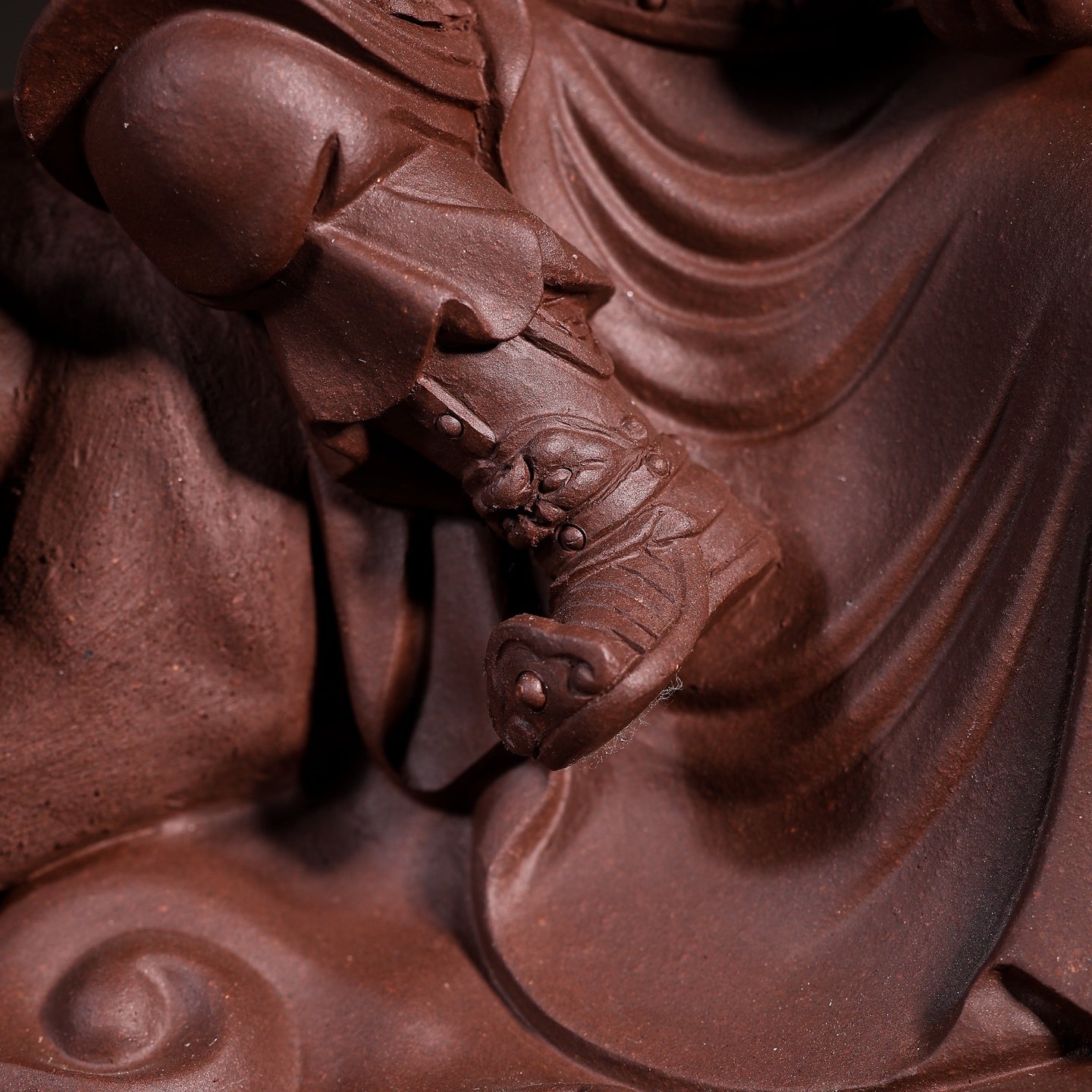 Wu Cai Shen - Zisha Sculpture 江苏宜兴