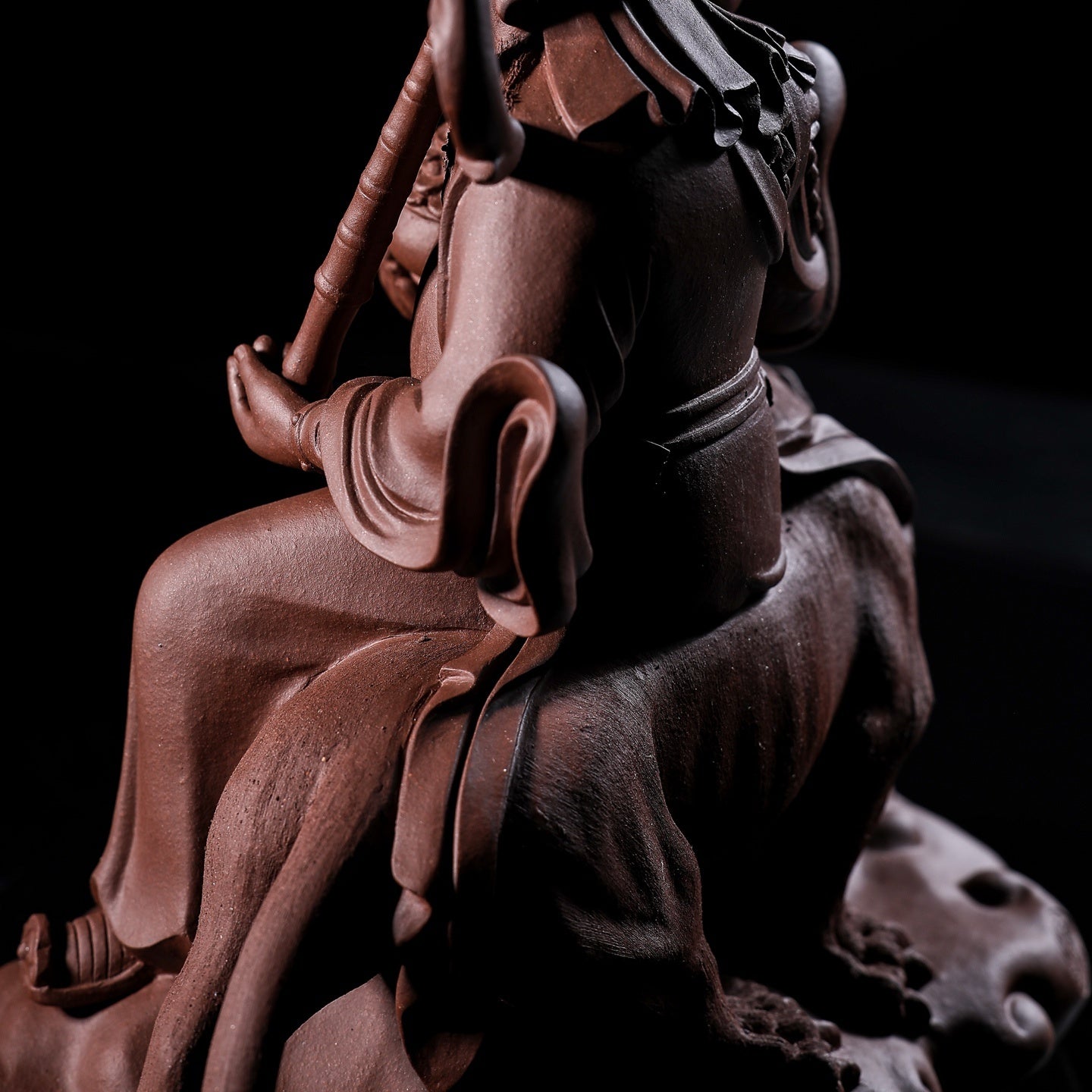 Wu Cai Shen - Zisha Sculpture 江苏宜兴
