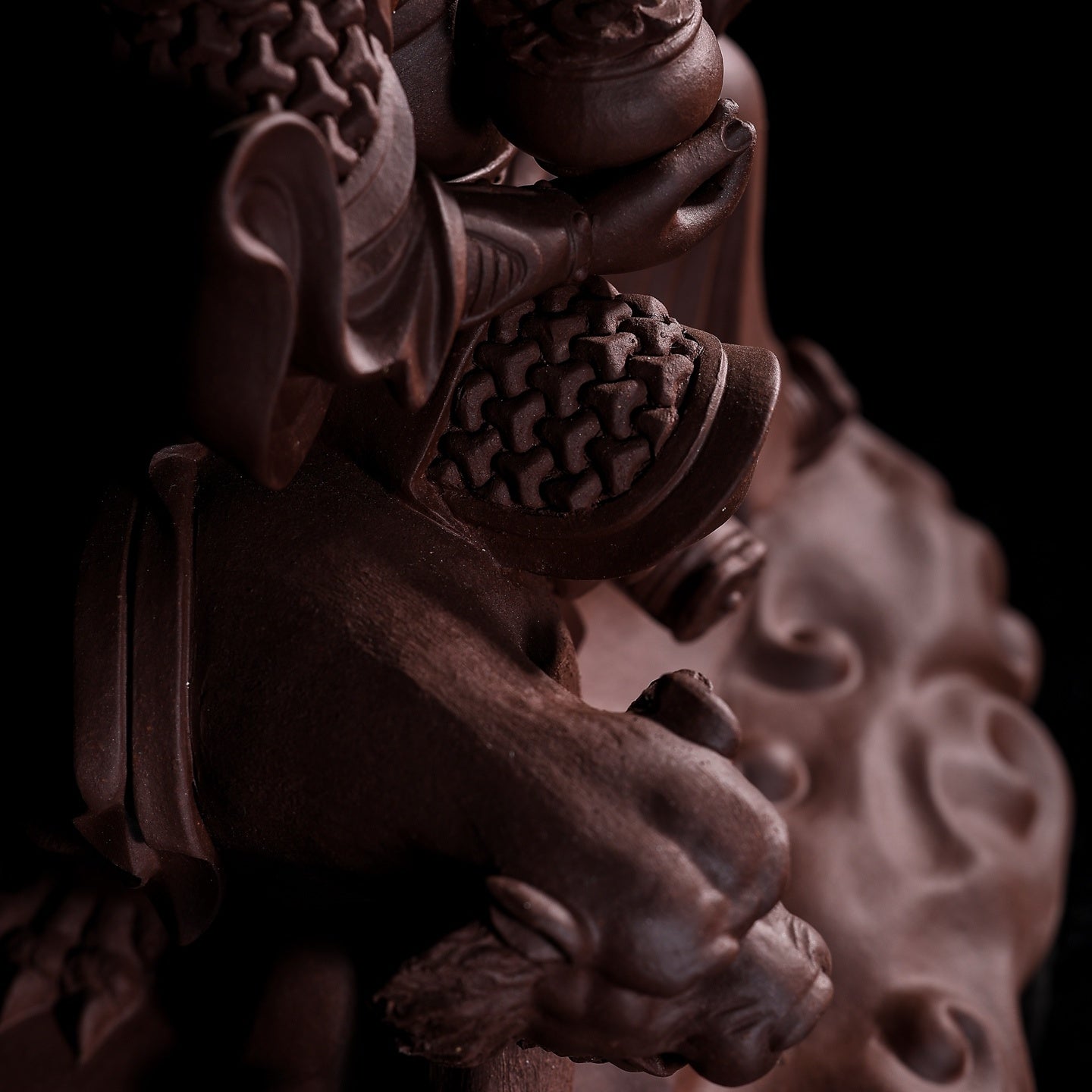 Wu Cai Shen - Zisha Sculpture 江苏宜兴