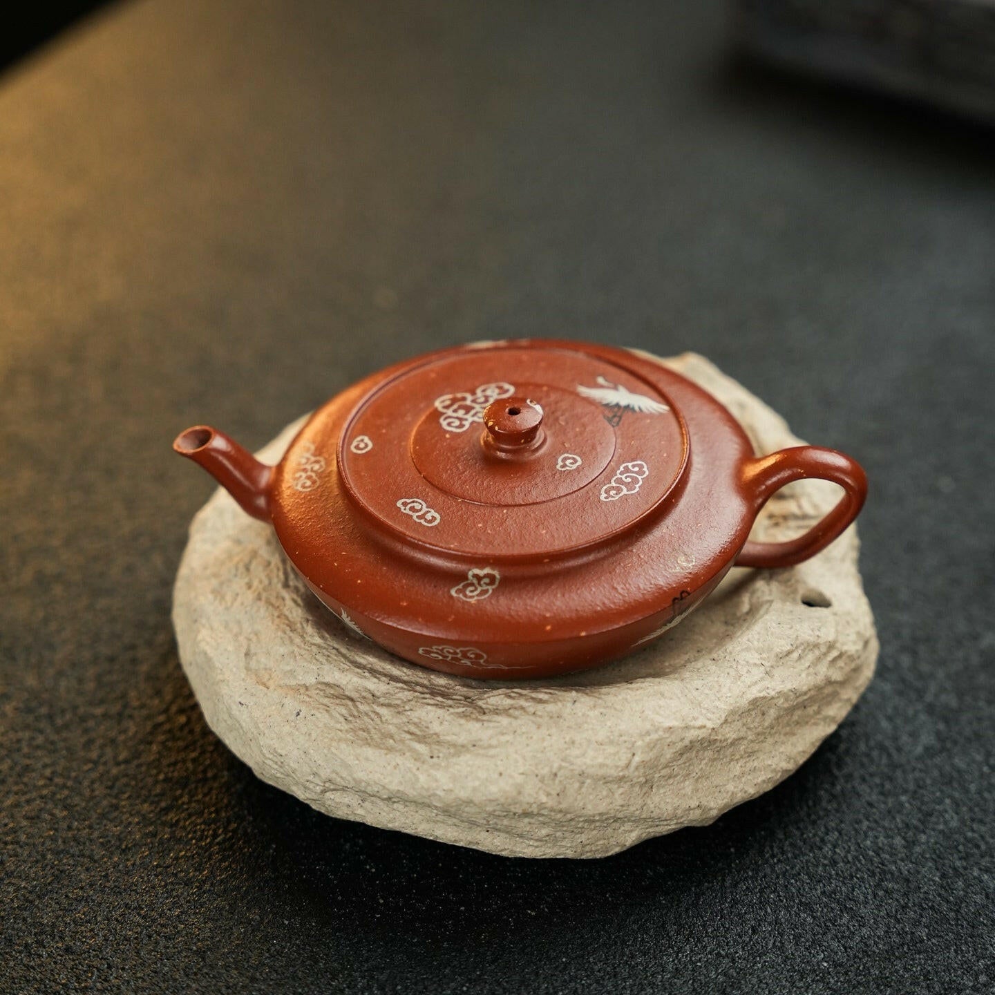 He Pan 110cc - Yixing Handmade Teapot 江苏宜兴