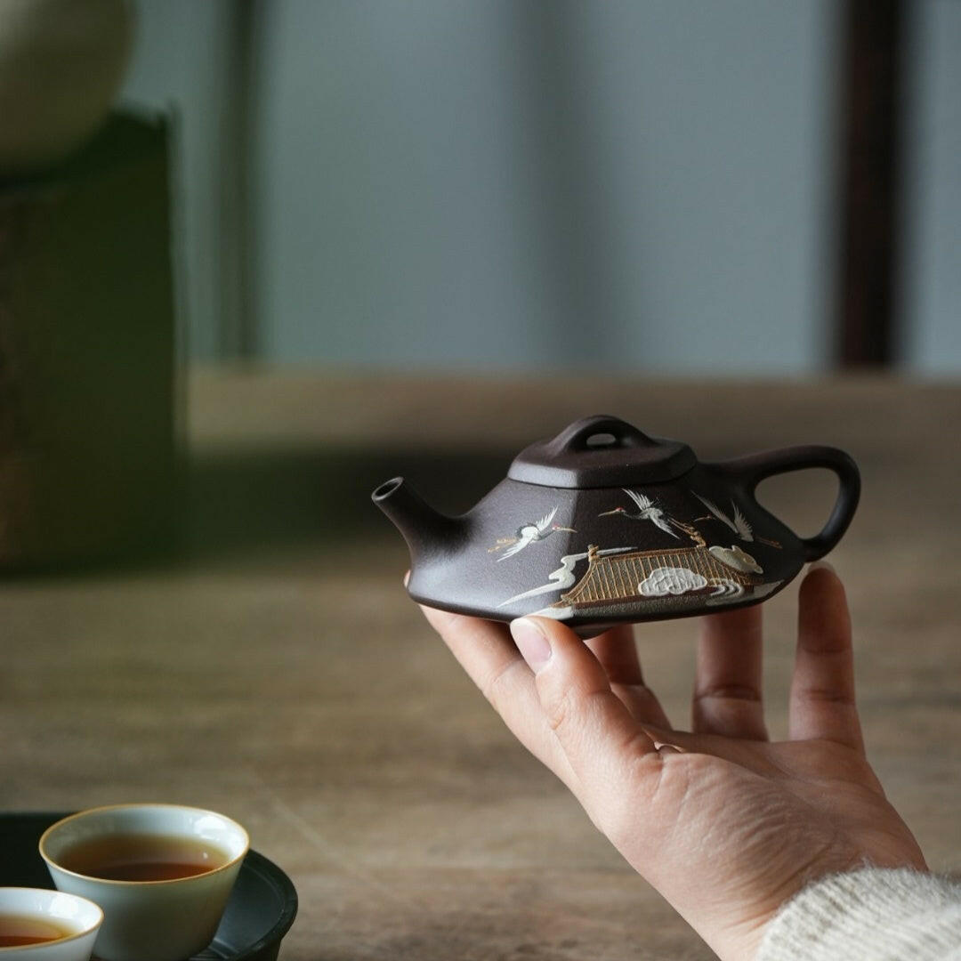 Liu Fang He Piao 100cc - Yixing Handmade Teapot 江苏宜兴
