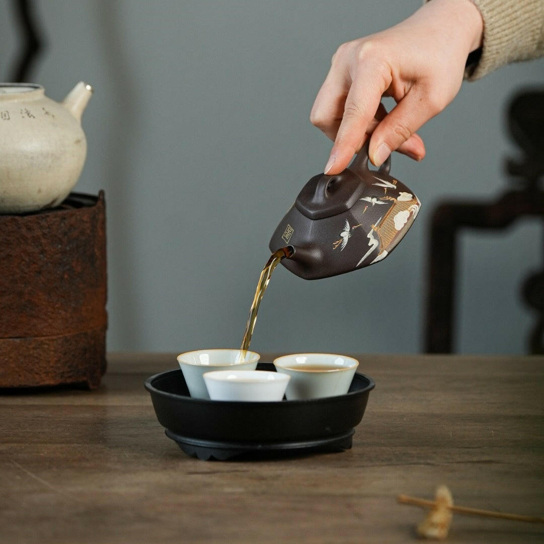 Liu Fang He Piao 100cc - Yixing Handmade Teapot 江苏宜兴
