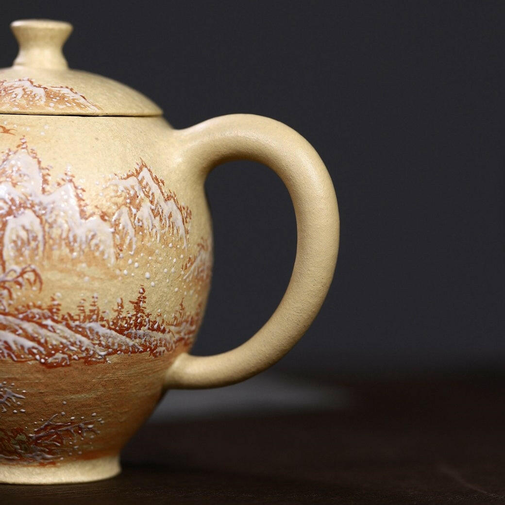 Qing Jiang Diao Xue 130cc - Yixing Handmade Teapot 江苏宜兴