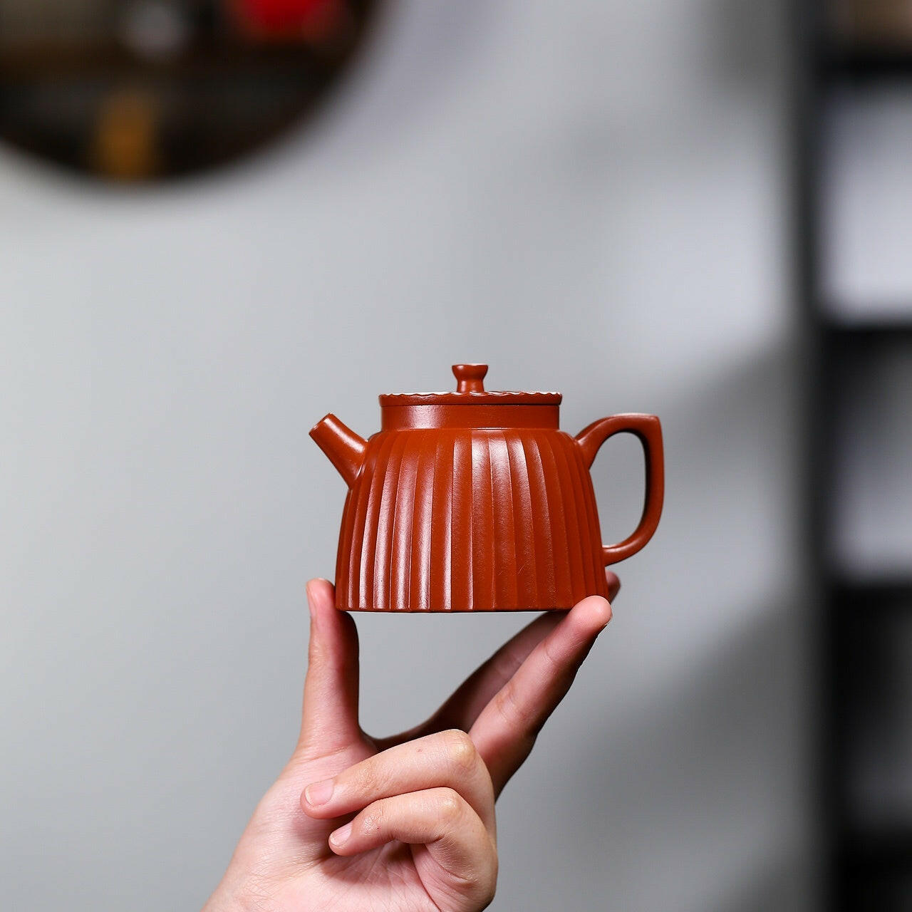 Ping Gai Jing Lan 180cc - Yixing Handmade Teapot 江苏宜兴
